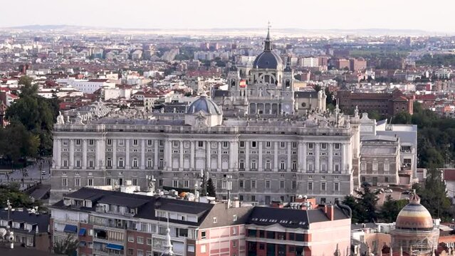 Royal palace in Madrid, Spain