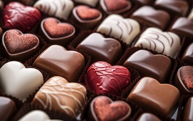 Delicious and sweet chocolates, perfect for Valentine's day