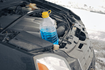 washing liquid for windshields