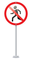 Vector cartoon image of road signs. Driving and traffic rules concept. Elements for your design.