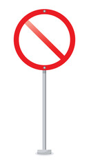 Vector cartoon image of road signs. Driving and traffic rules concept. Elements for your design.