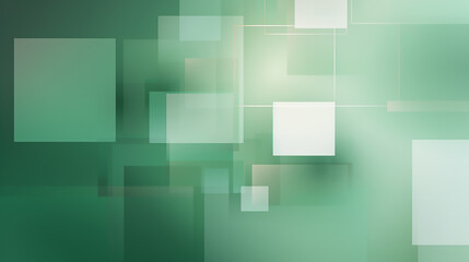 Fototapeta na wymiar digital dark green square backdrop background. Modern dark blue square overlapped pattern on background. 