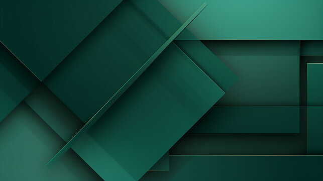 dark green square pattern on background with shadow. 3d modern square background. green geometric square pattern texture.