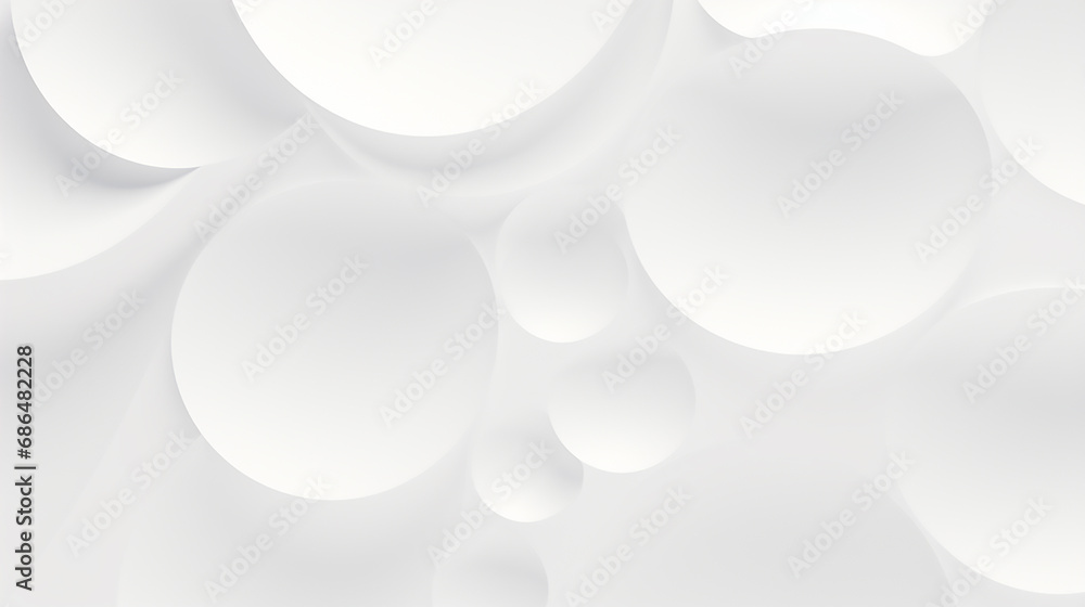 Poster abstract white circle shape with digital hi tech concept background technology. white background wit