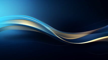 Dark abstract background with glowing wave. Shiny moving wave design element. Lights background....