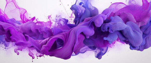 Purple paint splash. Abstract background