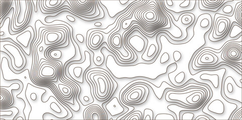 Abstract pattern with lines. Abstract Vector geographic contour map and topographic orographic line map background geographic grid. Abstract vector illustration
