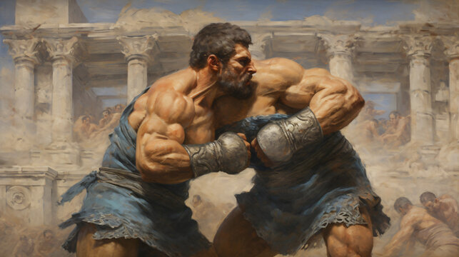 Greco Roman wrestling