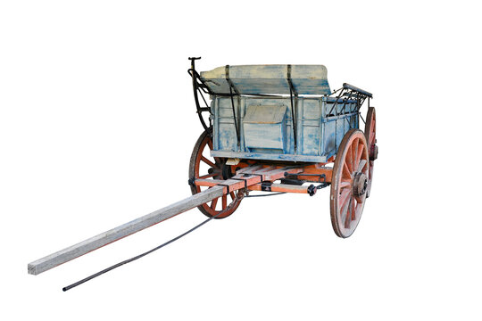 Old horse carriage isolated png