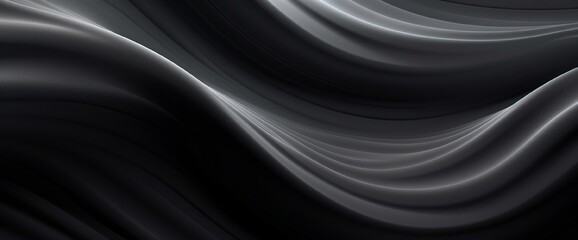 Obraz premium Wavy dark gray texture. Reworked close-up photo of wall surface. Grunge abstract black and white background on the subject of modern interior, architecture or technology