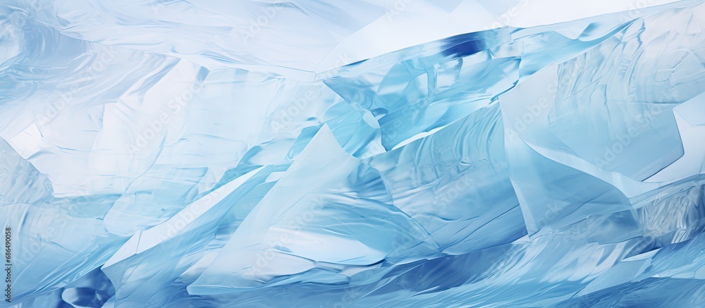 Poster digital combination of icy patterns.