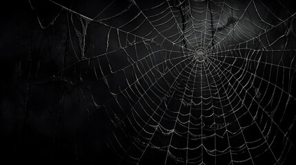 spider web with dew drops HD 8K wallpaper Stock Photographic Image 