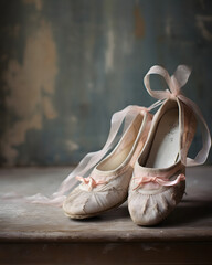 a pair of wedding shoes