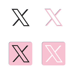 latter x logo design vector design 
