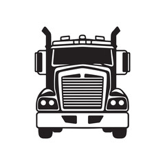 Truck Head vector illustration