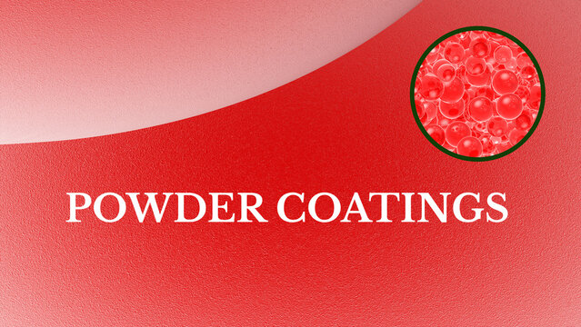 Powder Coatings: A dry coating process where fine particles are electrostatically applied and then heated to create a hard fini