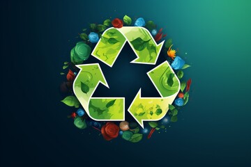 Poster design for recycling