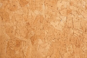 Abstract background of cork surface with natural chaotic texture in light brown color