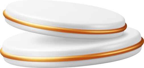 3D Grey Cylinder Podium