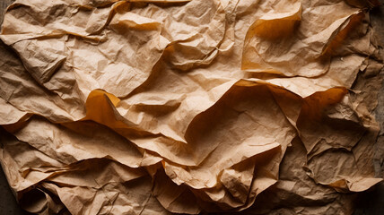 A background resembling crumpled paper, adding texture and depth to the visual presentation or design.