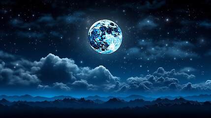 Fototapeta premium moon HD 8K wallpaper Stock Photographic Image 