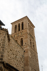 Fototapeta na wymiar Stone church tower in TOledo
