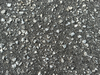 Black asphalt as an abstract background. Texture