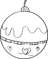 Christmas Festival decoration clipart with hand-drawing, Christmas for invitation, decorate, tree, gift, candle, bow, socks, gloves for many  way of using this illustration. 