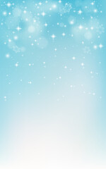 Vector falling snow effect isolated ,with blurred bokeh. Transparent blurry shapes. Abstract light effect. Eps 10