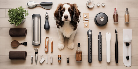  pet grooming concept