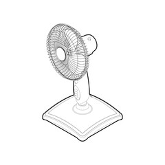 Make a Professional Fan Vector Line