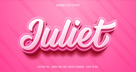 Editable text effect valentine's day theme - obrazy, fototapety, plakaty