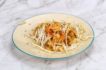 Pad thai - noodle with shrimps