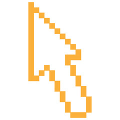 Obraz premium Pixel Old Tech Cursor