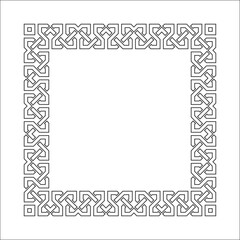 Nostalgic Elegance Vintage Rectangular Ornaments and Ornate Borders
