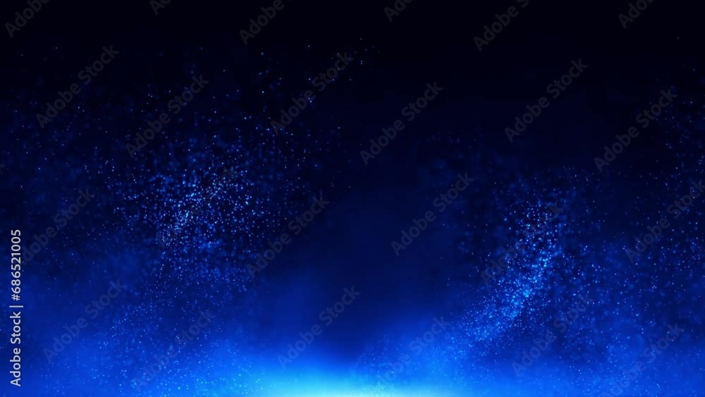 Poster abstract particle background. magic fluid animation of glowing particles. abstract neon bright flame
