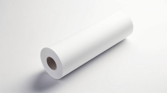 White paper roll