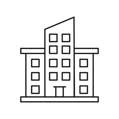 Linear Buildings Icon