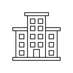 Linear Buildings Icon