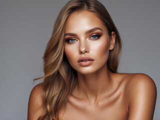 Fototapeta premium close up portrait of a woman