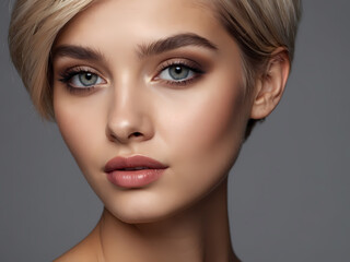Fototapeta premium close up portrait of a woman