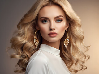 Fototapeta premium close up portrait of a woman