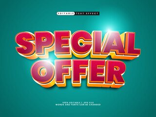 text effect special offer