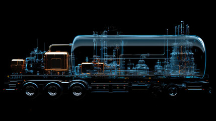 _X-ray logistic oil tank