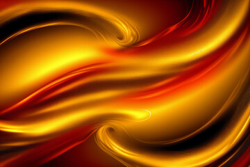 An amazing golden background. The Enchanting World of Golden Liquid. Generative AI