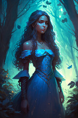 Whispers of the Enchanted Forest. Generative AI