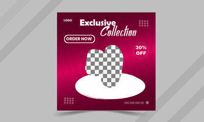 New arrival smart headphone banner for selling and promotional purpose social media post.