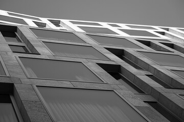 Moderne Architektur / Glas und Beton