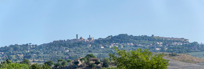 cityscape from south, Volterra, Italy