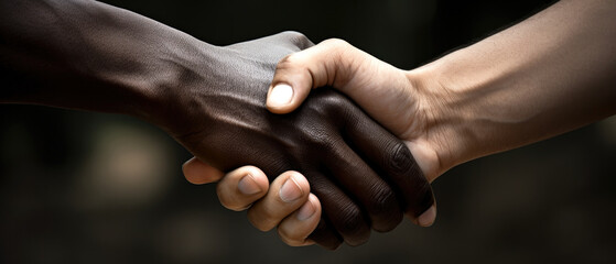 Peace - Harmony in Unity: Peaceful Cooperative Vision. Non-existent person.